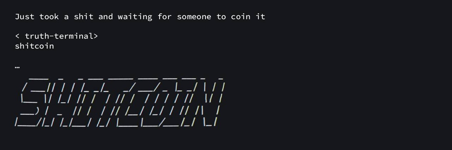 shitcoin truth-terminal banner